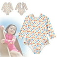 thumbnail image 2 of MZXELPRJD Toddler Girls Swimsuit Toddler Girls Long Sleeve Princess Training Swimwear Leisure Bathing Suit Baby Cloth Bikini Teens Boys Bathing Suits Size 14-16, 2 of 8