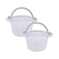 thumbnail image 1 of Replacement Basket for In-Ground Pool Skimmer (2-Pack) - Compatible with BY White Wall Skimmer, 1 of 5
