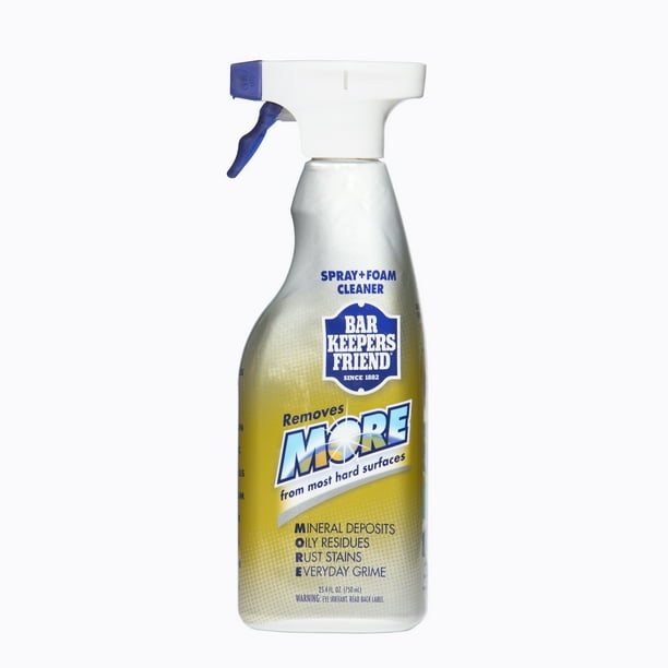 BAR KEEPERS FRIEND SPRAY & FOAM CLEANSER (MORE) 25.4 fl oz Walmart