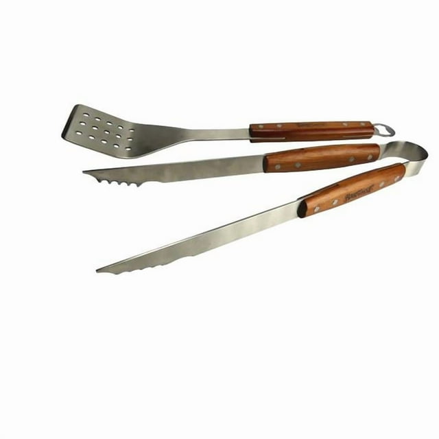 Bayou Classic 500-770 Ensemble d'Outils de Grillage en Acier Inoxydable de 2 Pièces et Pinces