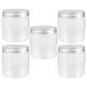 thumbnail image 5 of GOOHOCHY 5 mini frascos de plástico transparente con tapa, 250 ml, contenedores de almacenamiento de plástico para RV y cocina, organización de especias, reutilizables y portátiles., 5 of 8