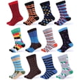 thumbnail image 1 of Gallery Seven Mens Dress Socks - Funky Colorful Socks for Men - 12 Pack - Symmetric Collection - 12 Pack - Size 13-15, 1 of 3
