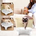 thumbnail image 2 of Bartuke Adjustable Cat Ramp for Litter Box, Double Layer Cat Steps Litter Mat with Filter Function, Elevated Litter Box Ramp for Senior Cats Eas, 2 of 7