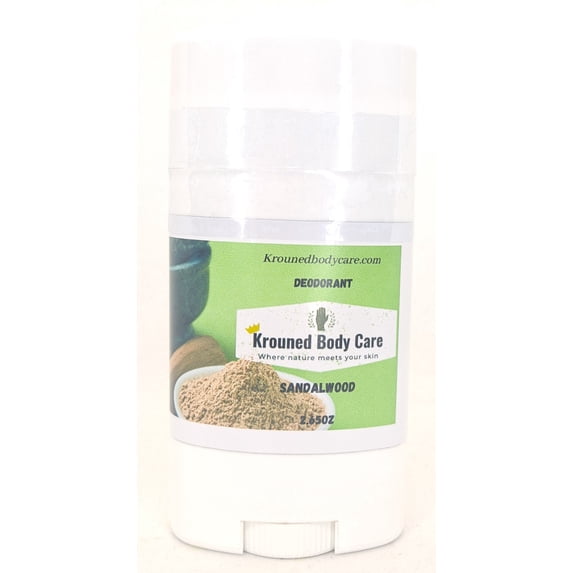 Krouned- Natural Deodorant (Sandalwood) Pack Of 2