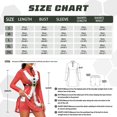 thumbnail image 7 of Aplkyhs Women's Tennis Dress with Built-in Shorts Pocket Red Santa Christmas Long Sleeve 1/4 Zip Athletic Tennis Skort Dress Moisture Wicking 2 Piece Athletic Workout, 7 of 7