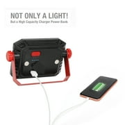 Hyper Tough 10W LED 1000 Lumen Rechargeable Free Standing Light, Handheld Portable Work Light