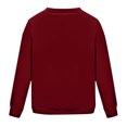 thumbnail image 3 of Birdeem Mode Femmes Décontracté Uni Manches Longues Chandail Chandail en Molleton Blouse Tops, 3 of 5