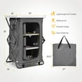 thumbnail image 4 of Costway Folding Pop-Up Cupboard Compact Camping Storage Cabinet w/ Bag Medium Size, 4 of 10