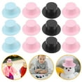 thumbnail image 2 of 30pcs Plastic Mini Top Hats Clown Hats Decorative Craft Accessories for Christmas Party Supplies, 2 of 8