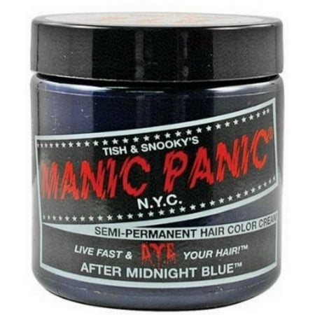 MANIC PANIC Classic High Voltage Semi-Permanent Hair Color 4 Oz, After (Best Midnight Blue Hair Dye)