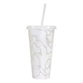 thumbnail image 2 of TidBay 710ML Gobelets Magiques Changeant de Couleur avec Couvercles Pailles Gobelets Réutilisables pour Adultes Enfants Gobelets Étanches pour Fête pour Boisson Glacée, 2 of 7