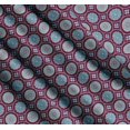 thumbnail image 3 of Soimoi Red Cotton Poplin Fabric Blue Mandala Fabric Prints By Yard 56 Inch Wide, 3 of 7