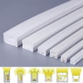 thumbnail image 2 of Tira de luces LED de neón flexible de 1 a 5 m/pieza con carcasa de perfil para empotrar, resistente al agua, IP67, para decoración de exteriores, 2 of 5