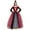 Dress with Tiara, variant on Halloween Women's Cosplay Queen of Hearts Costume Vampire Magic Witch Costume Queen Drama Costume