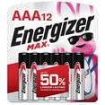 thumbnail image 1 of Pilas AAA Energizer, alcalinas máximas de triple A, 12 unida, 1 of 10