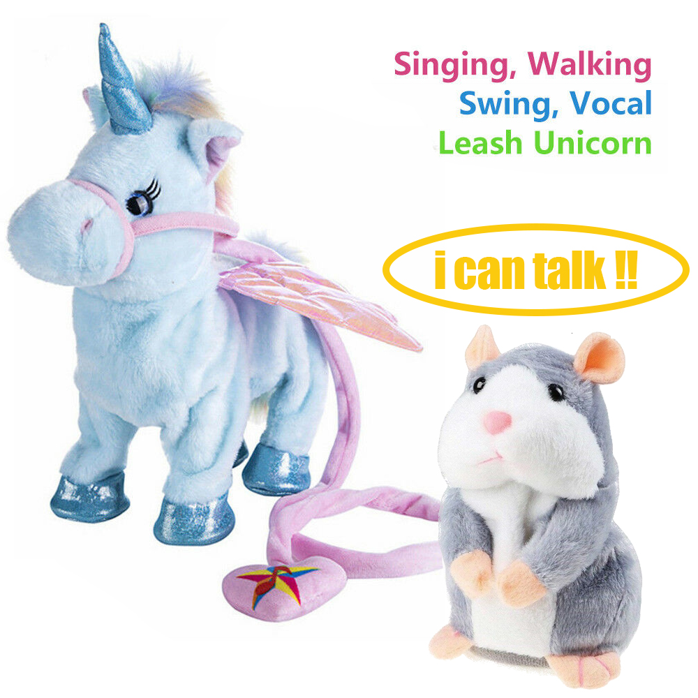 OriginalSourcing Electronic Pet Unicorn &Talking Hamster, Singing