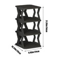 thumbnail image 3 of Inerposs 4-Tier Narrow Small Shoe Rack for Home, Multifunctional Entryway Shoe Storage Shelves for Bedroom Closet, Hallway, Garage - Easy Assembly & Ventilated Design, 3 of 6