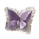 thumbnail image 4 of Cojín decorativo con forma de mariposa, 5 x 4 cm (19,69 x 15,75 pulgadas), con soporte lumbar. violeta, 4 of 9