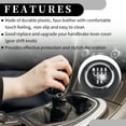 thumbnail image 4 of Perilla de cambio manual de 5 velocidades - Perilla de palanca de cambios - para Chevrolet Cruze 08-12 Plástico Negro 1 Pc, 4 of 5