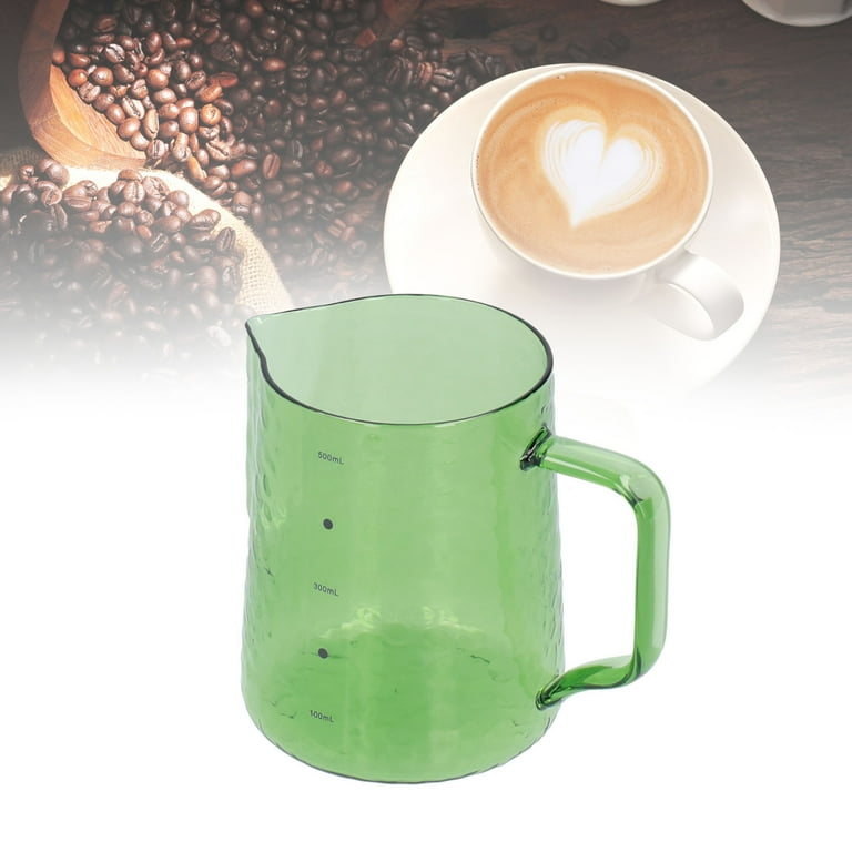 500ml Milk Frothing Pitcher Multipurpose Borosilicate Glass Milk