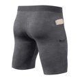 thumbnail image 4 of Guitiannn Men Compression Shorts Running Spandex Underwear with Pockets Workout Gym Athletic Sports Tight Shorts Men Casual Wear Mens Running Shorts Pockets Territory Ahead Mens Vest M Apparel Mens, 4 of 4