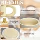 thumbnail image 3 of Taza de café con leche para desayuno, bonita y creativa, 330ml, con tapa, taza de agua para el hogar, oficina y mujer, 3 of 5