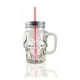 thumbnail image 4 of 3pz Tarros Calavera Vaso Frasco Vidrio Mason Jars Cerveza Color Transparente, 4 of 4