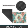 thumbnail image 6 of Pioneer Flower Floral Print Pattern Kitchen Rugs Sets Of 2, Anti Fatigue Non Slip Washable Floor Mats for Kitchen Sink Laundry, 17X30 Inch + 17X47 Inch, 6 of 6