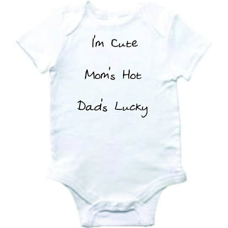 Design With Vinyl Cute Baby Clothes Im Cute Mom Is Cute Dad Is