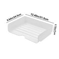 thumbnail image 3 of Fufafayo under $5 Stackable Desktop Letter Tray, Paper Document Tray Organizer, White Plastic Desk File Rack for A4 Paper, Magazine, Receipts, Office Supplies, 3 of 7
