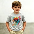 thumbnail image 1 of Vêtements pour Filles Col Rond T-Shirt à Manches Courtes pour Tout-Petits Vêtements pour Garçons Tout-Petits Vêtements pour Filles 6-7 Ans Vêtements Tendance, 1 of 3