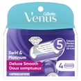 thumbnail image 4 of Gillette Venus Deluxe Smooth Swirl Women's Razor Blade Refills, 4 of 7