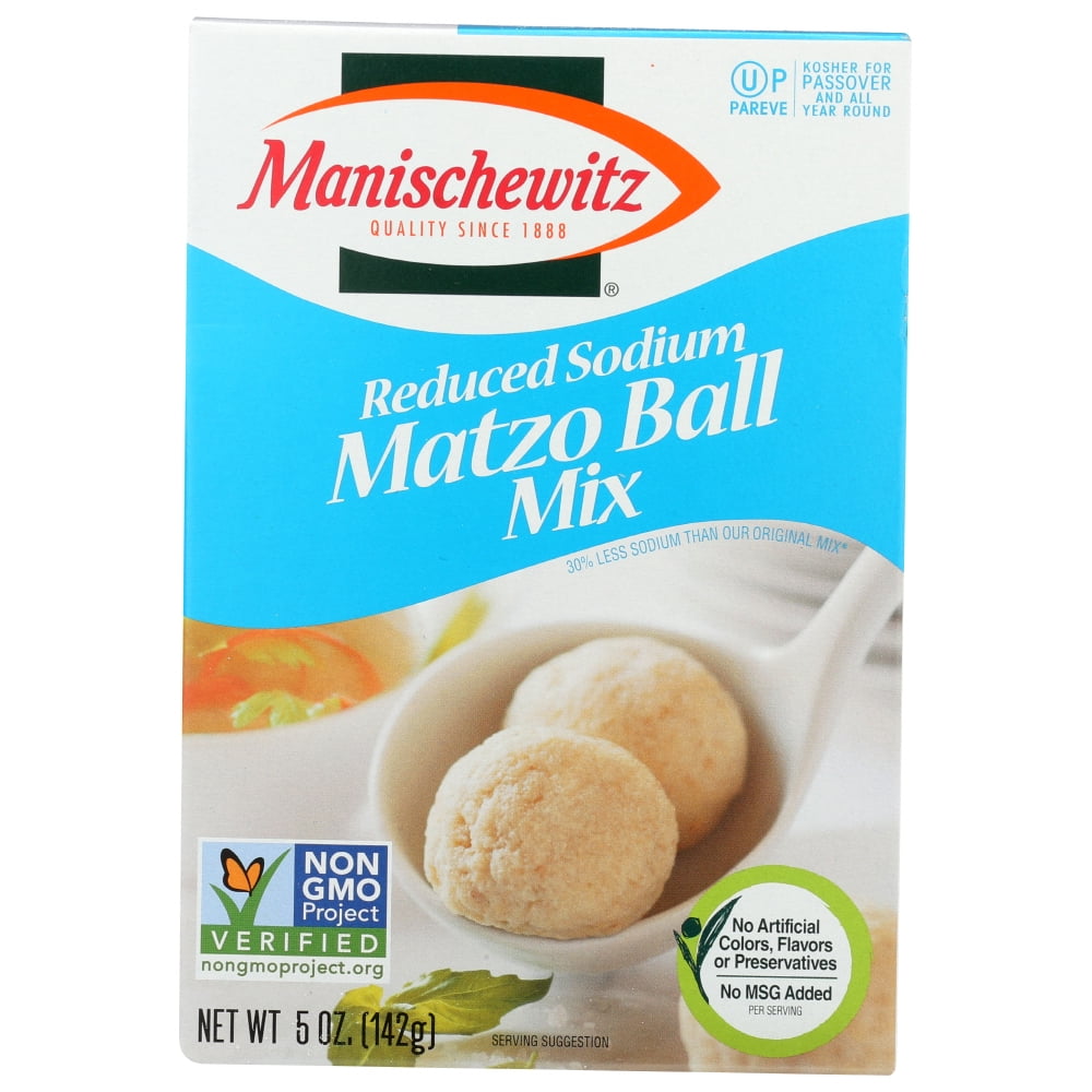 Manischewitz Matzo Ball Mix Reduced Sodium, 5 Oz - Walmart.com ...