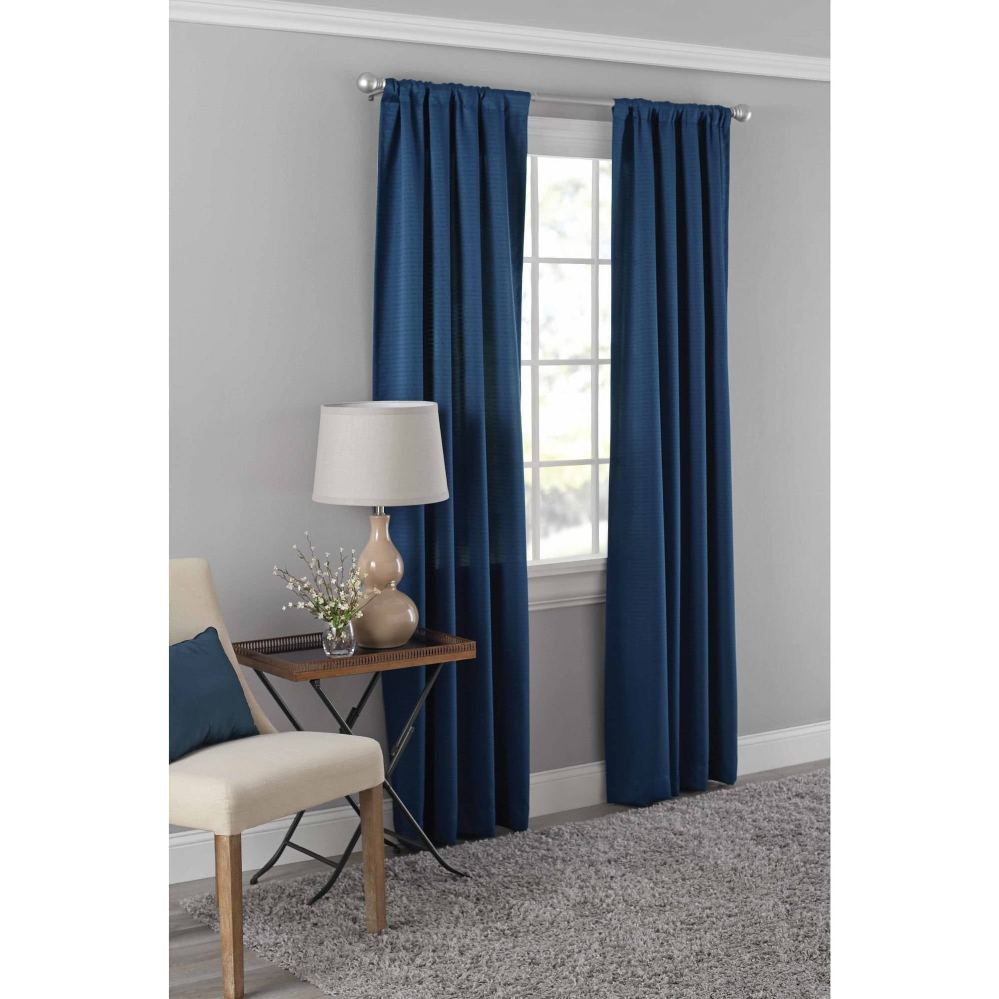 Mainstays Dotted Room Darkening Curtain Panel in Multiple Sizes