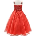 thumbnail image 3 of BNY Corner Flower Girl Dress Corset Back Red 8 HC1568, 3 of 4
