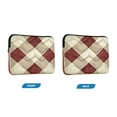 thumbnail image 2 of Laptop Bag Briefcase Computer Inner Bag Computer Bag Laptop Sleeve Case for Work Travel School Red and Beige Checkered, 2 of 8