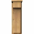 thumbnail image 2 of 8"W x 10"D x 26"H Huntington Rough Sawn Corbel w/Backplate, Western Red Cedar, 2 of 9