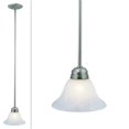thumbnail image 1 of Design House 511634 Millbridge 1-Light Mini Pendant, Satin Nickel Finish, 1 of 1