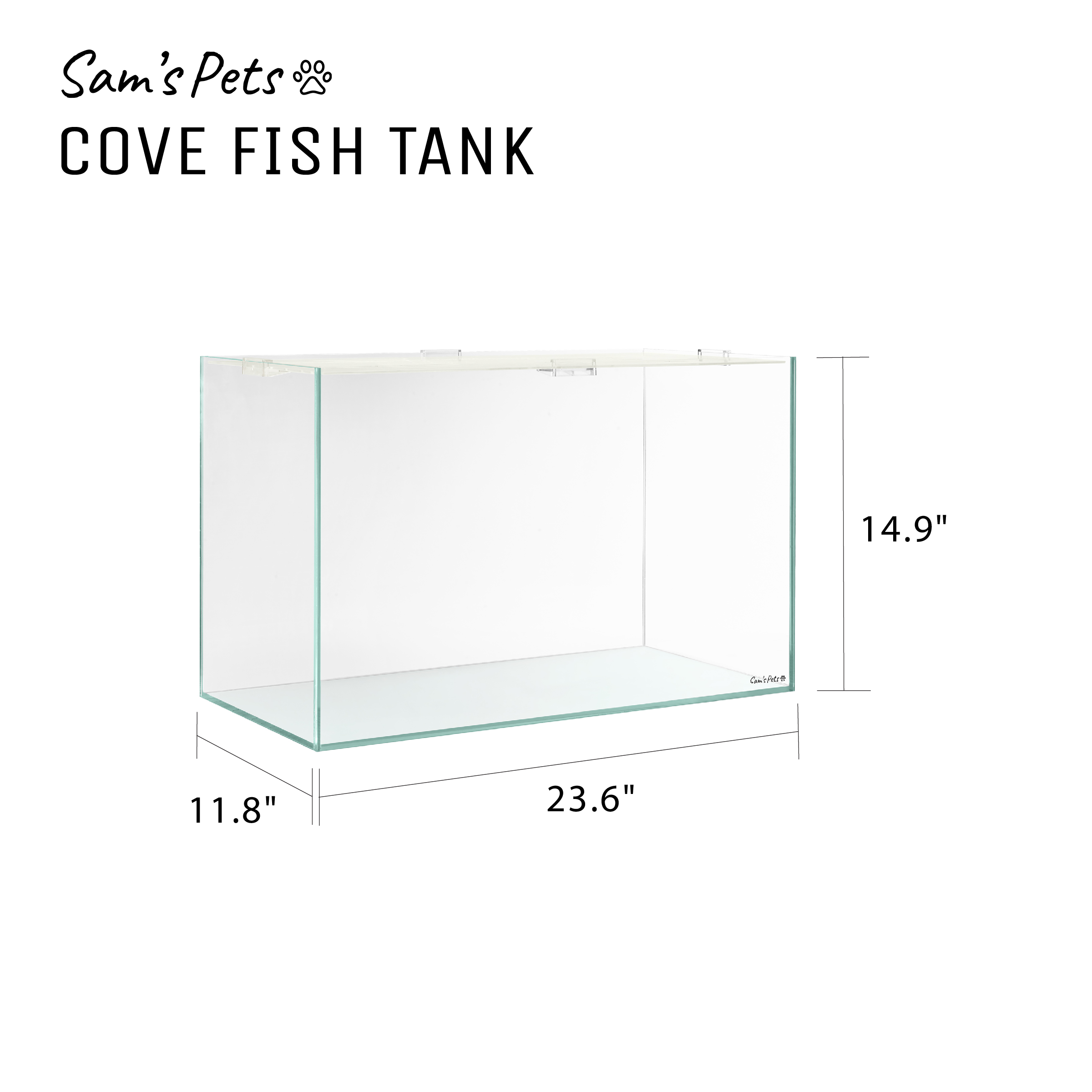 Sam's Pets Cove 18 Gallon Fish Tank