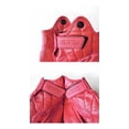 thumbnail image 3 of Guantes Para Motociclista De Piel Rojos Protecciones Y Touch, 3 of 6
