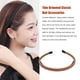 thumbnail image 4 of Sonducket Accesorios para el cabello con clásico elástico Simple diadema ropa accesorio a juego ducha diadema para mujer adulta femenino Accesorio para el cabello Marrón Sonducket AP010553-12B, 4 of 6