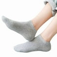 thumbnail image 5 of Resicozy 12 Pair Mens Low Cut Ankle Socks Casual Thin Athletic Sock Solid Color Pack Socks Grey and White and Black, 5 of 8