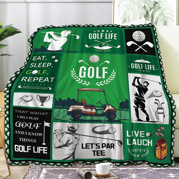 LHSHID Tennis Blanket Tennis Gifts Blanket for Men Women Adults Tennis Lover Soft Flannel Cozy Tennis Player Blanket for All Season Sport Lover Blanket for Bed Sofa Camping Couch 50x60in