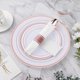 thumbnail image 5 of Pre Rolled Napkins with Silver Cutlery Set for Party,Rose Gold, 5 of 5