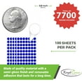 thumbnail image 2 of Royal Green Removable Labels Easy Peel Off 1.5cm No Residue Color Code Stickers Round 15mm 7700 Pack - (Grey), 2 of 6