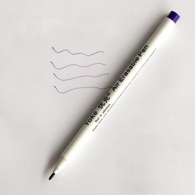 Injueey 12x herramienta de costura de punto de cruz rotulador de tela de tinta de ojal borrable con agua Impresoras 3D