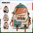 thumbnail image 2 of Roblox mochila circundante para hombres y mujeres, mochila de moda para estudiantes de secundaria Junior, bolsa escolar para estudiantes, ocio, cumpleaños Original, 2 of 4