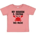 thumbnail image 3 of Inktastic Mamaw Papaw Love Me Boys or Girls Baby T-Shirt, 3 of 5