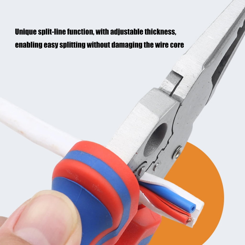 Heavy Duty Stainless Steel Wire Stripper Crimper Tool Industrial Multifunctional Electrical Wire Stripping And Crimping With Ergonomic Handle
