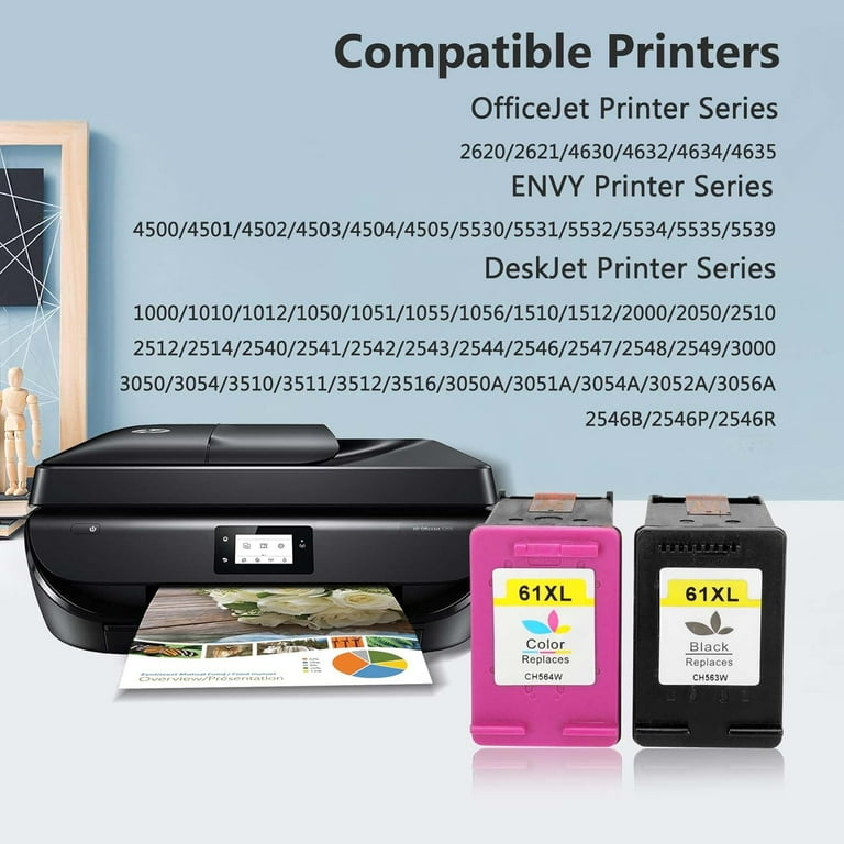 Amazon.com: 61XL Black Ink Cartridge Replacement for HP 61